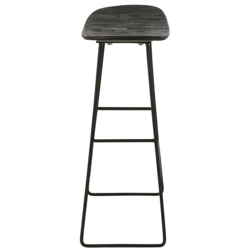 BARSTOOL RECYCLED BLACK RC 74 - CHAIRS, STOOLS